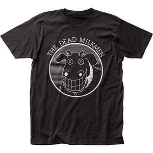 Dead Milkmen Cow Logo T Shirt Rock N Roll Music Band Tee
